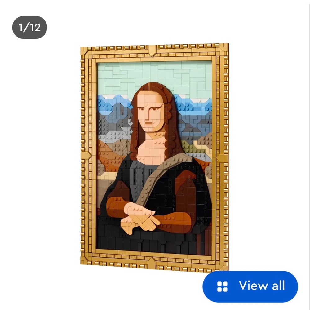 LEGO Art Mona Lisa -ready to hang